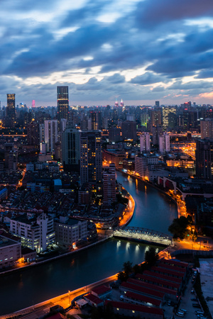 haida滤镜签约-旅拍-上海市-都市-城市 图片素材