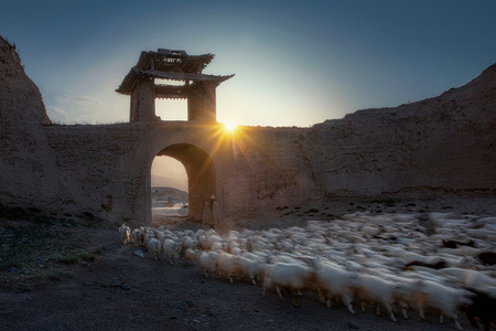 我要上封面-古建筑-光影-风光-中国元素 图片素材
