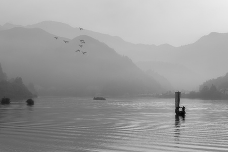 简约之美-旅拍-浙江-山水-风光 图片素材