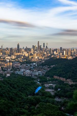 广州-城市-建筑-风光-密集 图片素材