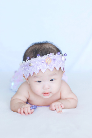 小婴儿-夏日-宝宝-美人鱼-小婴儿 图片素材