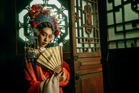 人像-环境人像-戏曲-美人-美女 图片素材