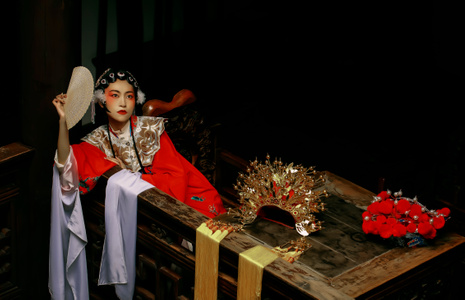 人像-环境人像-戏曲-美人-美女 图片素材