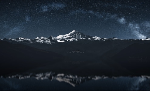 旅行-夜景-自然-藏区-月夜 图片素材