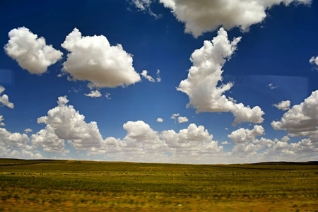 风景-天空-云-风景-草地 图片素材