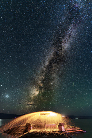 haida滤镜签约-光影-银河-星空-风景 图片素材