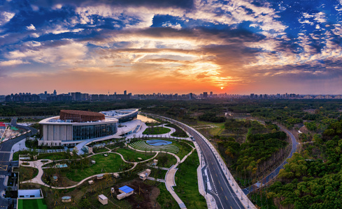 上海-建筑-奉贤-九棵树-城市 图片素材