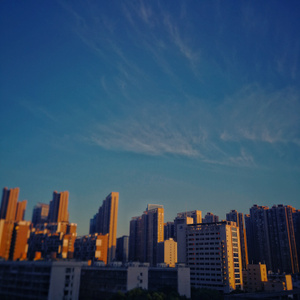 长沙市-早晨-阳光-光影-摄影 图片素材