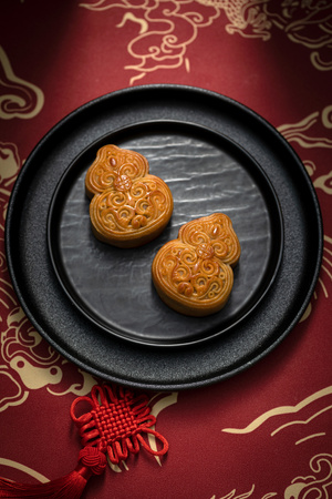 中秋-传统小吃-静物-我要上封面-月饼 图片素材