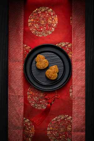 中秋-传统小吃-静物-我要上封面-月饼 图片素材