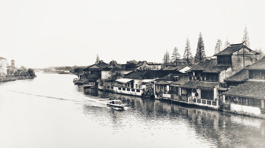 我的2019-江南水乡-河流-河面-河 图片素材