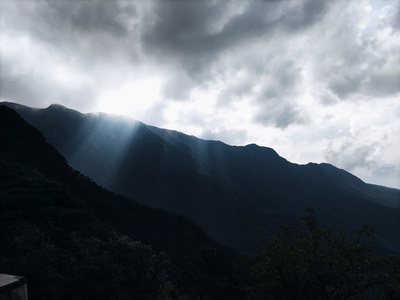 武功山-风景-山-夕阳-自然 图片素材