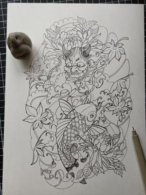 北京市-纸面手绘-马克笔-手绘-插画 图片素材