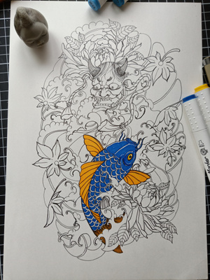 北京市-纸面手绘-马克笔-手绘-插画 图片素材