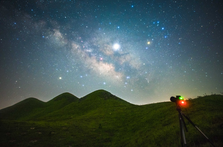 银河-星空-自然-风光-风景 图片素材