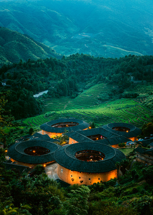 乡村-风光-旅行-色彩-古镇 图片素材