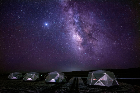 银河-星空-星空-夜空-银河 图片素材