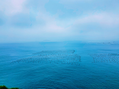 蓝调世界-zhoushan-城市色彩-你好七月-在路上 图片素材