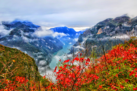 你好2020-巫山-巫山-神女峰-山峰 图片素材