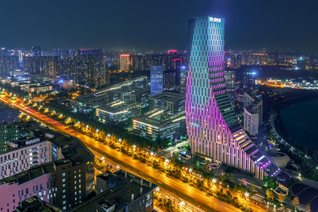 天际线-成都-夜景-城市风光-城市地标 图片素材