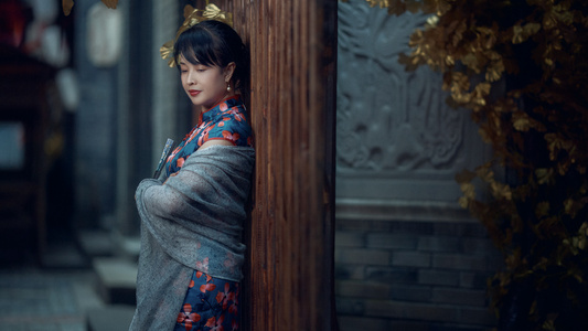 唯美-人像摄影-悟道-女人-女生 图片素材