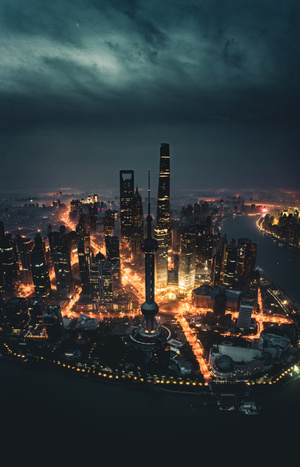 haida滤镜签约-上海-航拍-建筑-城市探险 图片素材