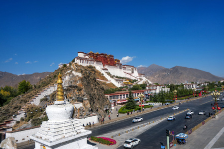 佛教-建筑-中国-西藏-拉萨 图片素材