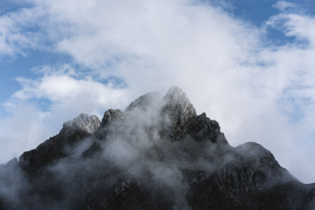 尘世烟火-haida滤镜签约-云南-自然风光-玉龙雪山 图片素材