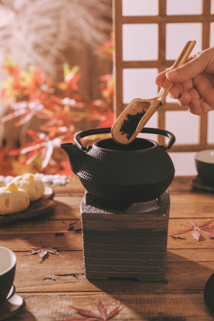 茶-静物-茶壶-茶具-茶叶 图片素材
