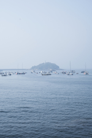 海-海边-礁石-青岛-山东 图片素材