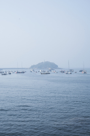 海-海边-礁石-青岛-山东 图片素材