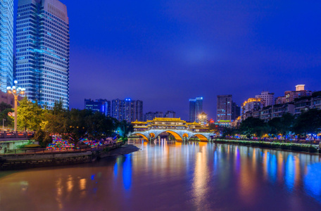 haida滤镜签约-风光-夜景-夜景-城市 图片素材