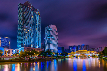 haida滤镜签约-风光-夜景-夜景-城市 图片素材