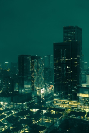 建筑-春熙路-朗御-太古里-城市 图片素材