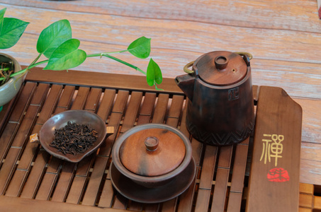 钦州坭兴陶-茶具-茶具-钦州坭兴陶-茶叶 图片素材