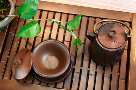 钦州坭兴陶-茶具-茶具-钦州坭兴陶-叶子 图片素材