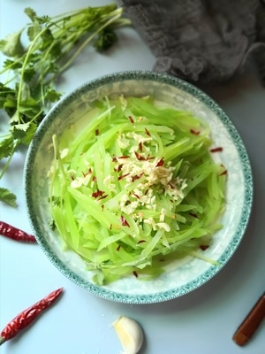 静物拍摄-凉拌-美食-食物-莴笋凉拌 图片素材