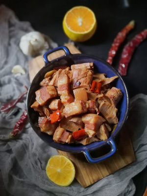 毛笋干烧肉-好吃-美味-静物摄影-美食 图片素材