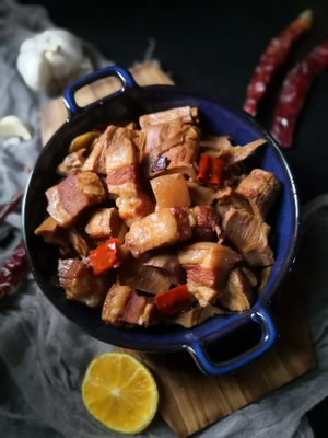 毛笋干烧肉-好吃-美味-静物摄影-美食 图片素材