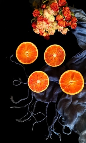 新年-甜橙-开心快乐-甜蜜-食物 图片素材