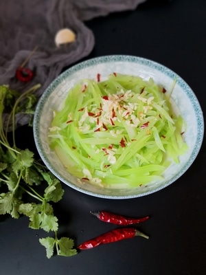 静物拍摄-凉拌-美食-食物-莴笋凉拌 图片素材