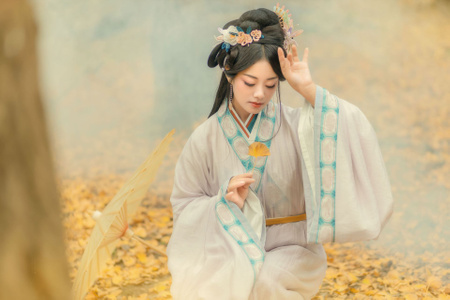 带相机的机师作品-成都市-唯美人像-古风-美女 图片素材