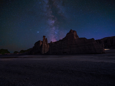 无人区-沙漠-大地-风光-星空 图片素材