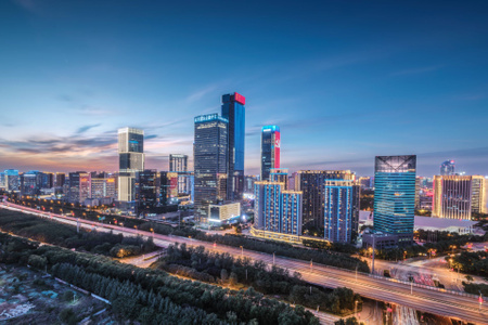 haida滤镜签约-西安-风光-夜景-城市 图片素材
