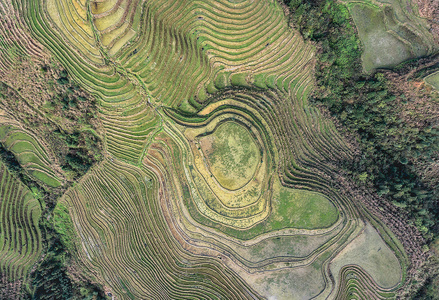 七工匠-古村落-旅游景点-山坡-风景 图片素材