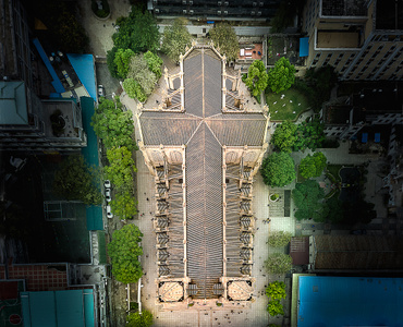 广州-旅游景点-城市-广州石室圣心大教堂-建筑 图片素材