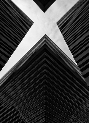 常州市-建筑-黑白-线条-光影 图片素材