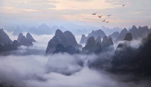 画意摄影-中国风-阳朔-相公山-相公山 图片素材