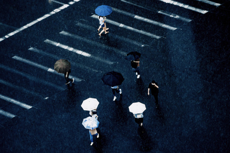 成都-纪实-雨-人文-行人 图片素材
