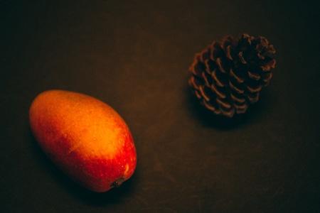 宅家美食-静物-水果-芒果-水果 图片素材